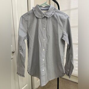 J Crew shirt in navy stripe